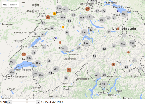 VSJF-Refugees Google Maps Visualization