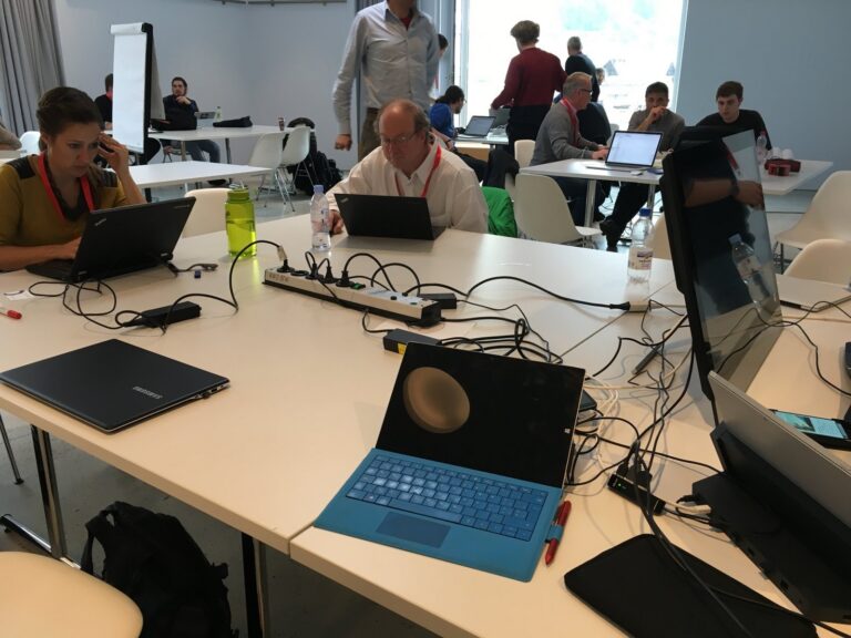The «Hot or not for solar» team at work at Grimseltor
