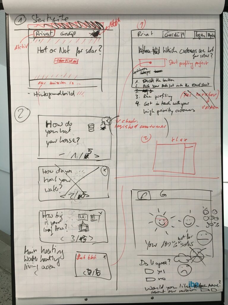 «Hot or not for solar»: UX design