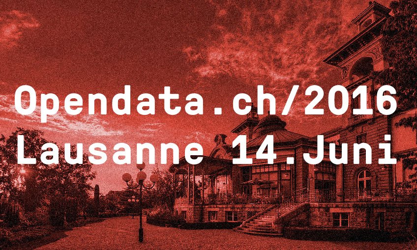 Ankündigungsbild von opendata.ch für «Opendata.ch/2016»