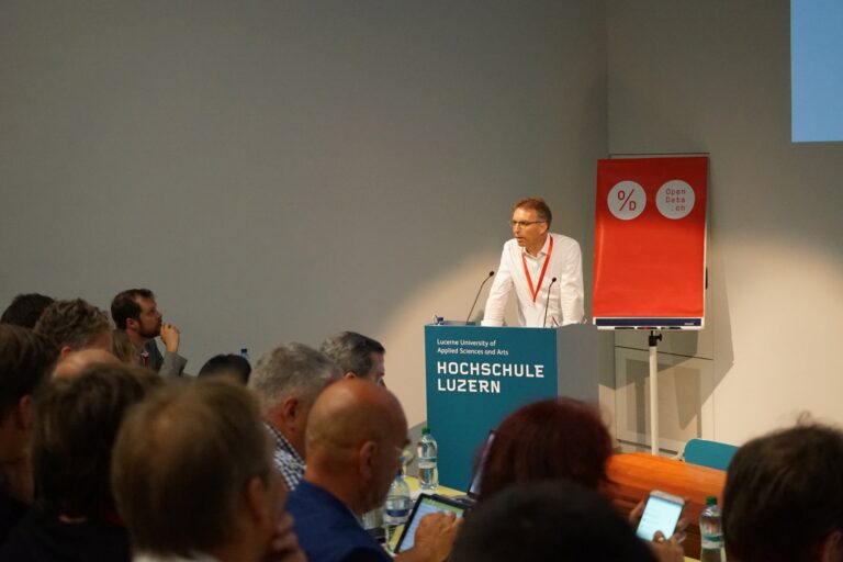 Bild aus der Ankündigung von «Opendata.ch/2017 Conference» auf opendata.ch