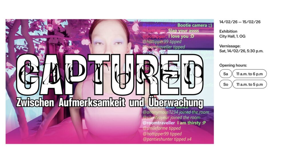 Ankündigungsbild von opendata.ch für «Data Café am Festival «Captured! Zwischen Aufmerksamkeit und Überwachung»»