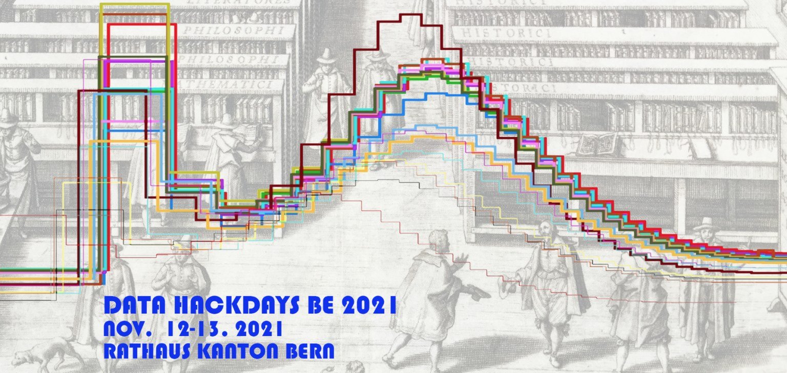 Data Hackdays Bern 2021 flyer