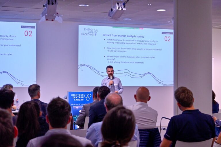 Energy Data Hackdays 2021 at the Technopark Aargau in Brugg, day 1