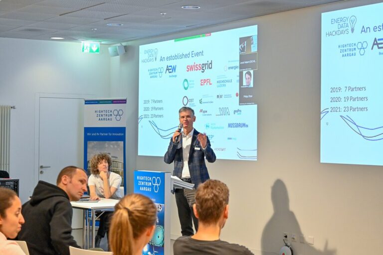 Energy Data Hackdays 2021 at the Technopark Aargau in Brugg, day 1