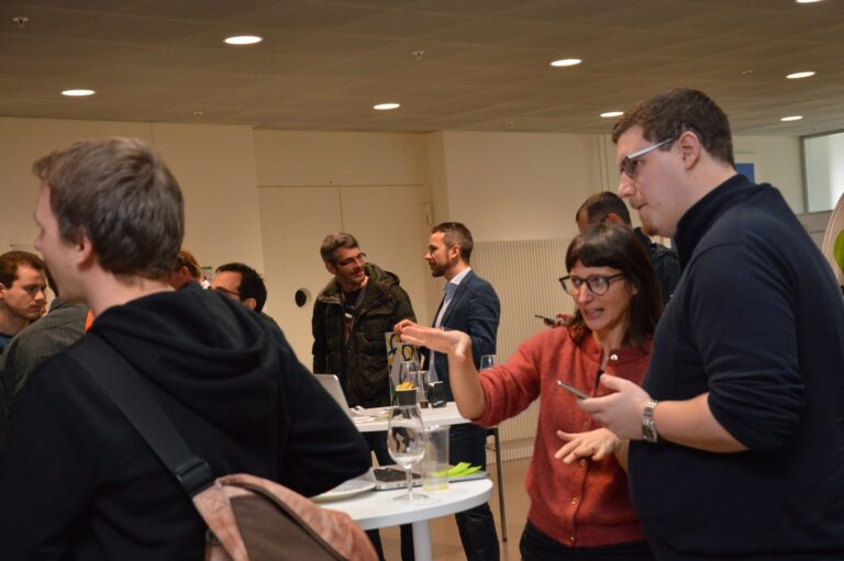 Exchange between the teams