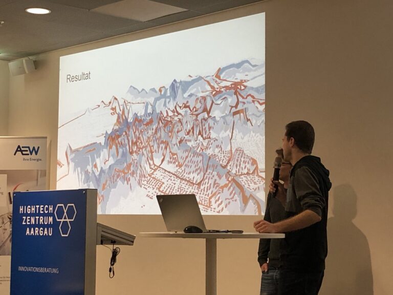 Final presentation with a map