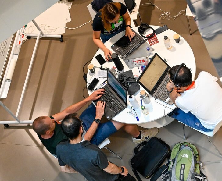 Ankündigungsbild von opendata.ch für «Energy Data Hackdays 2023»