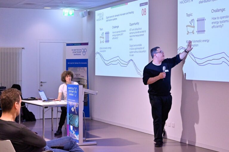 Energy Data Hackdays 2021 at the Technopark Aargau in Brugg, day 1