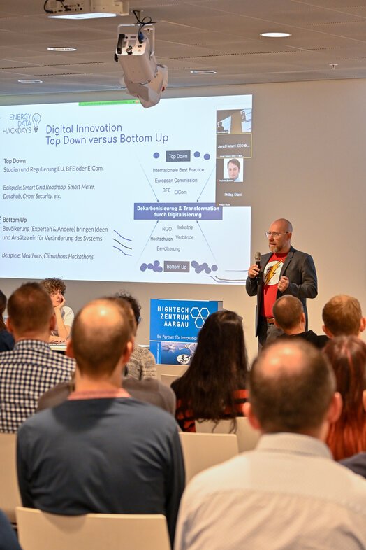 Energy Data Hackdays 2021 at the Technopark Aargau in Brugg, day 1