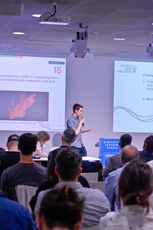 Energy Data Hackdays 2021 at the Technopark Aargau in Brugg, day 1