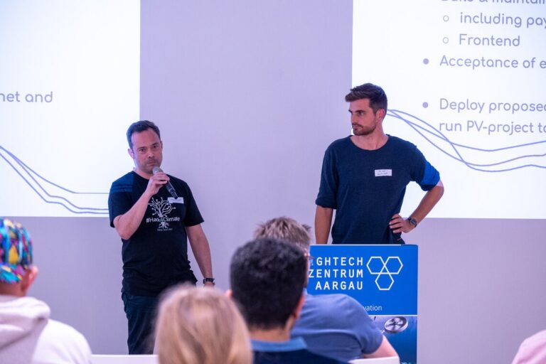 Energy Data Hackdays 2021 at the Technopark Aargau in Brugg, day 2: final presentations
