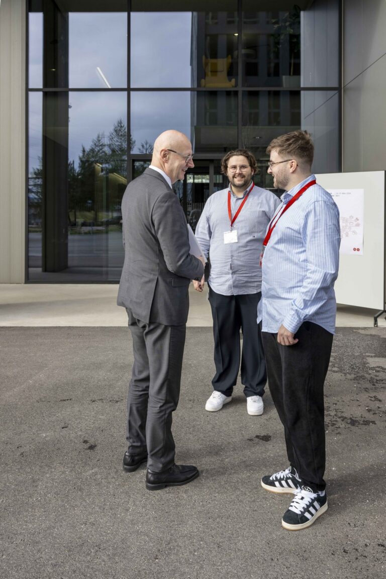 Empfang vor dem BIT