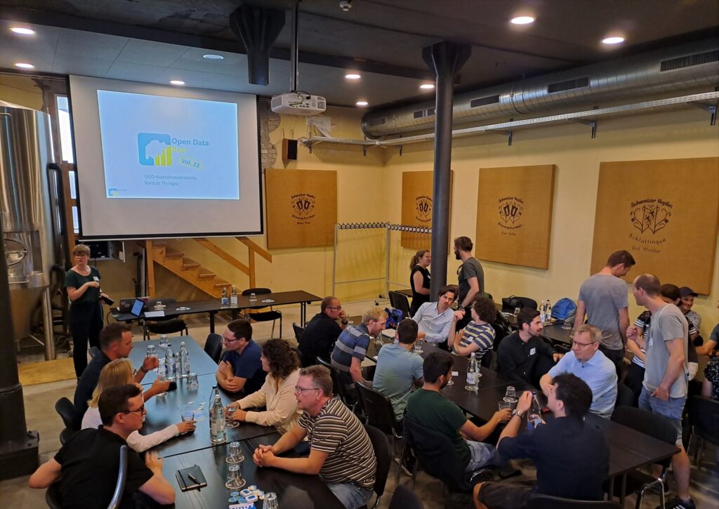 Announcement image by the organiser for “Open Data Beer Nr. 22”