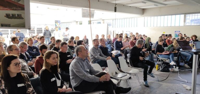 Participants listening to the introduction