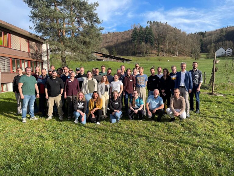 Group photo of the participants at the Liebegg agricultural centre