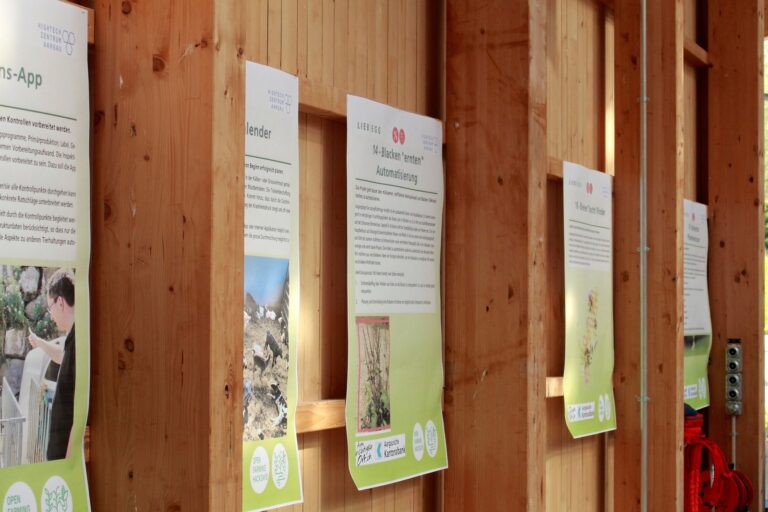 Die Challenges an der Posterwand