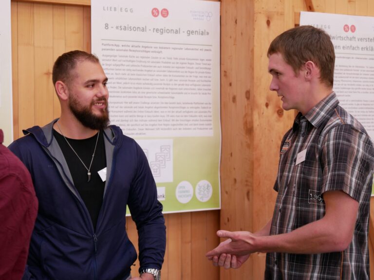 Teambildung an den Challenge-Postern