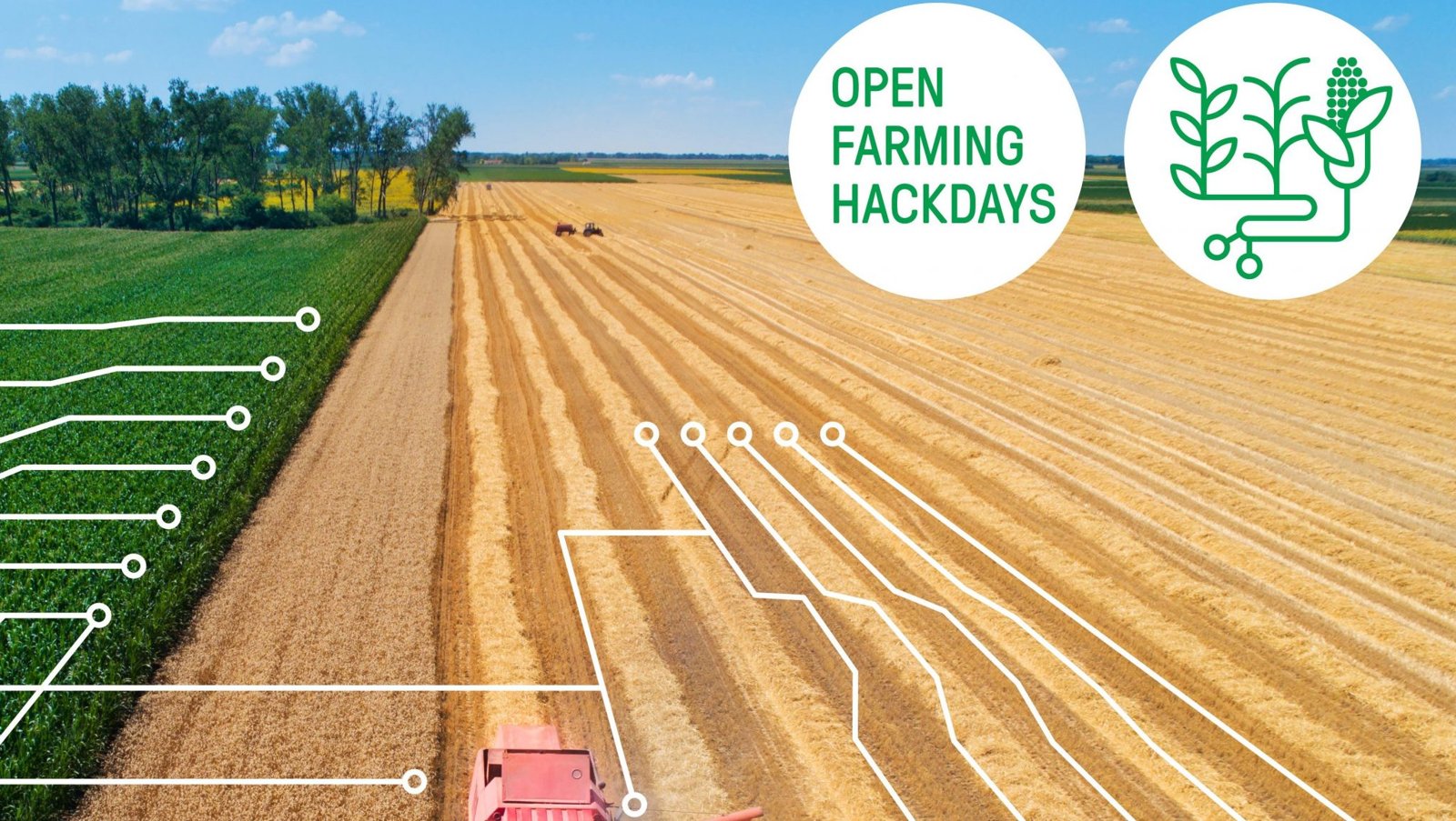 Ankündigungsbild von opendata.ch für «Open Farming Hackdays»