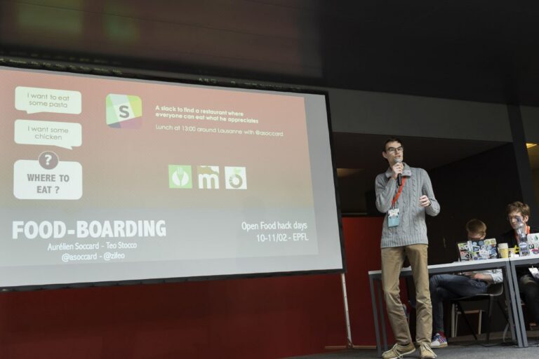Schlusspräsentationen: Food-Boarding