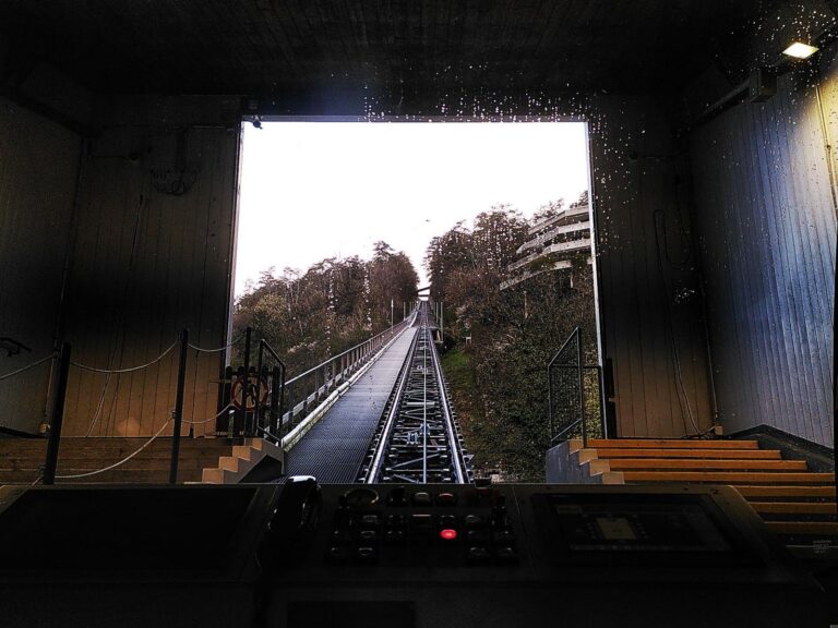 Anreise mit der Standseilbahn nach Magglingen