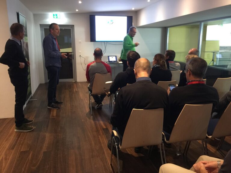 Presentation of the Bärenland Arosa in the lounge