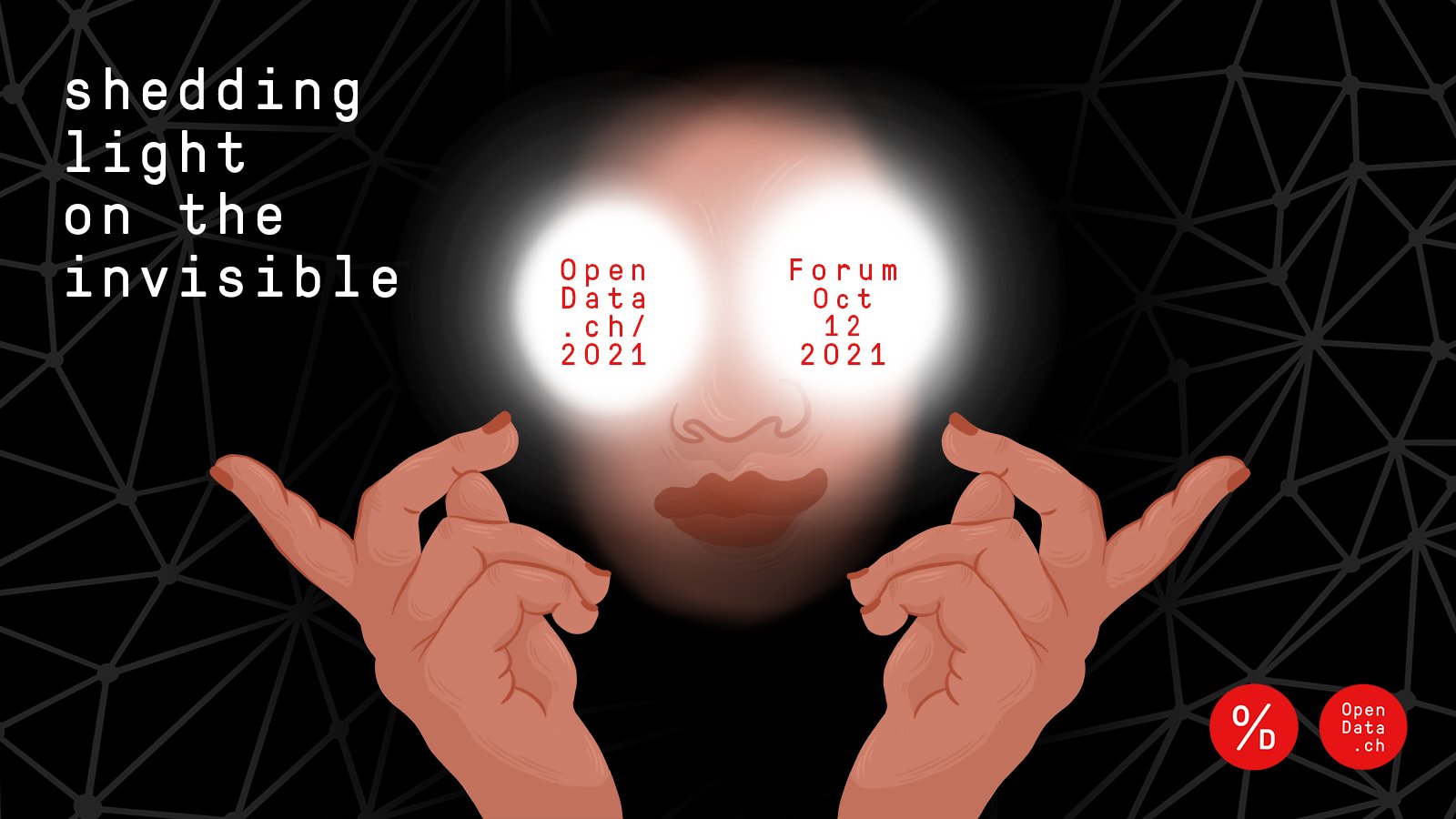 Ankündigungsbild von opendata.ch für «Opendata.ch/2021 Forum [online]»