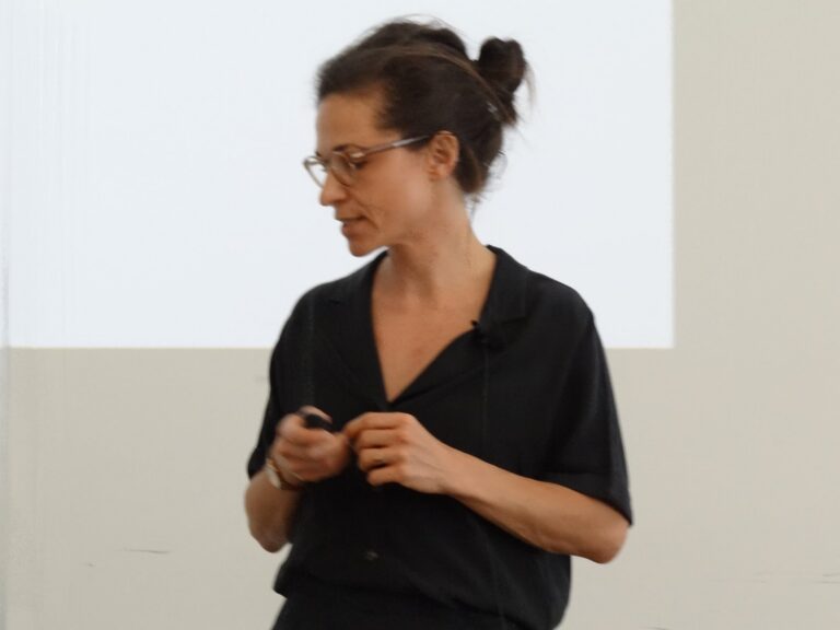 Angela Müller speaking