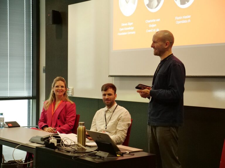 Charlotte van Ooijen Falce, Dénes Jäger and Florin Hasler on the OGD panel