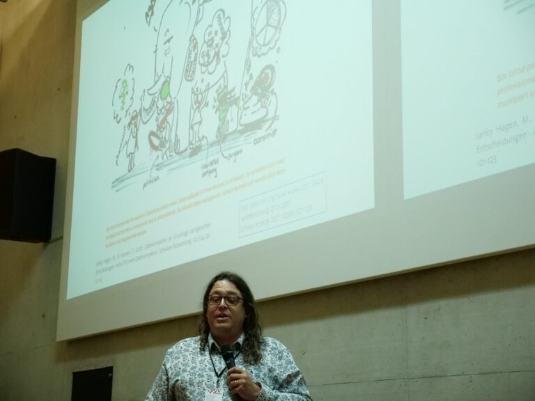 Diego Kuonen in the auditorium
