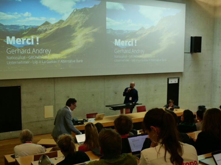 “Merci!” – the end of Gerhard Andrey’s welcome speech