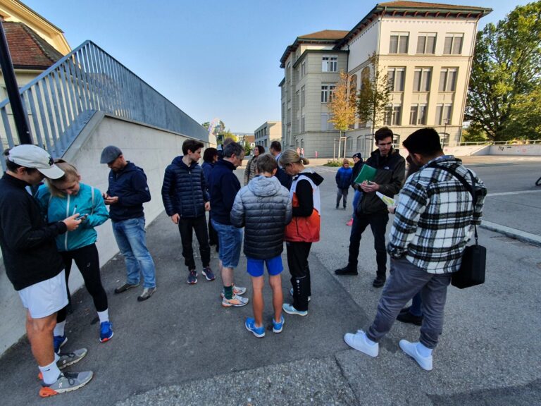 The runners of the City-OL Lenzburg