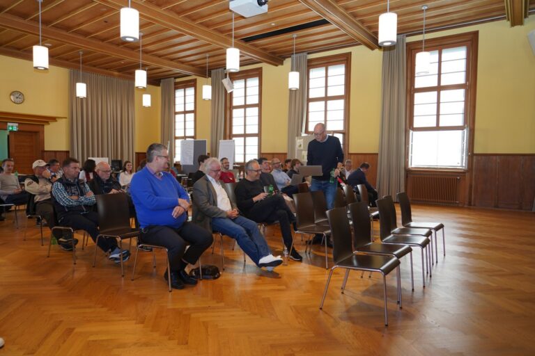 The audience at the final presentations