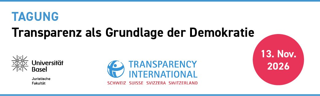 Announcement image by the organiser for “Transparenz als Grundlage der Demokratie”